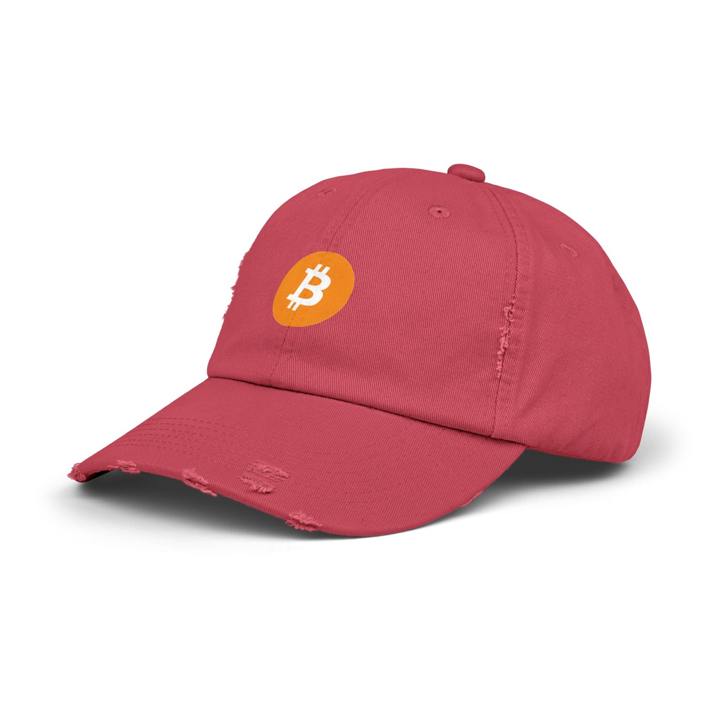 Bitcoin Unisex Distressed Cap