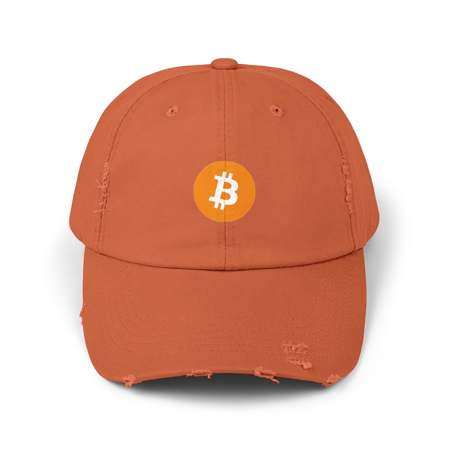 Bitcoin Unisex Distressed Cap