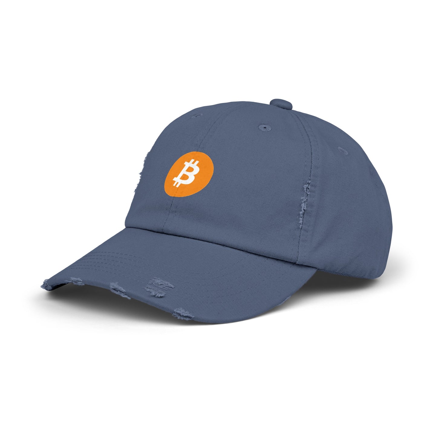 Bitcoin Unisex Distressed Cap