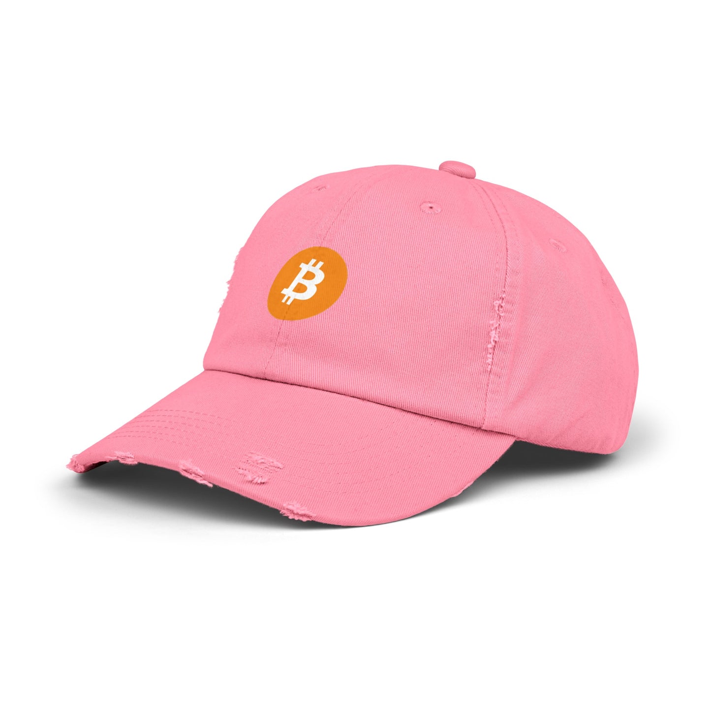 Bitcoin Unisex Distressed Cap