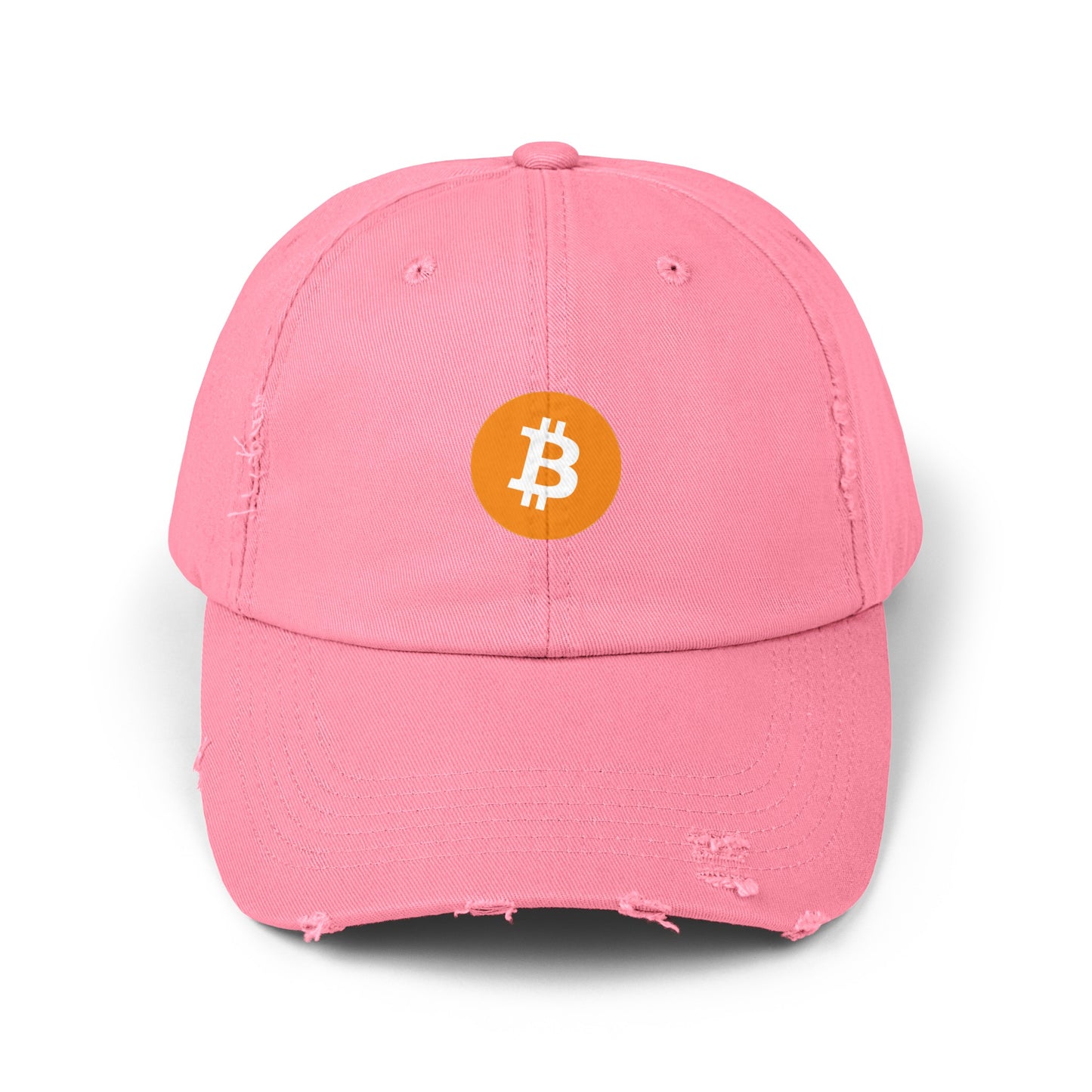 Bitcoin Unisex Distressed Cap