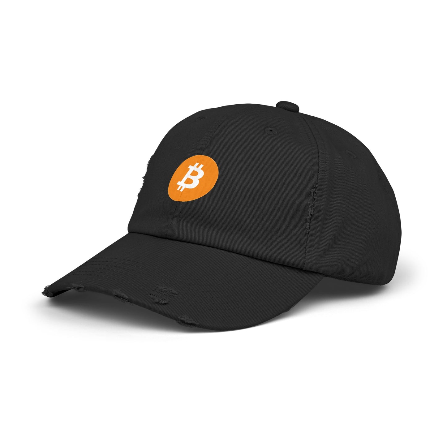 Bitcoin Unisex Distressed Cap