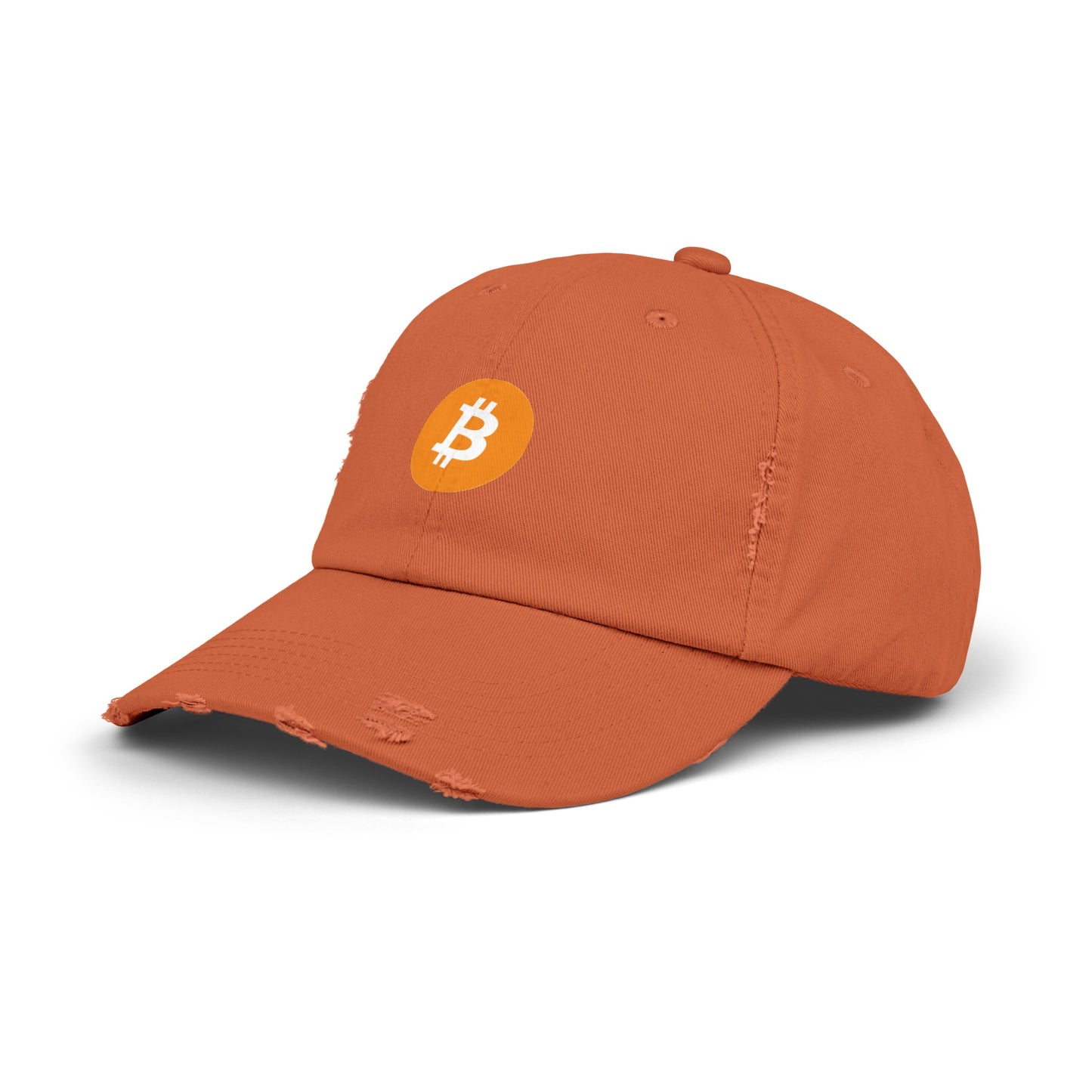 Bitcoin Unisex Distressed Cap