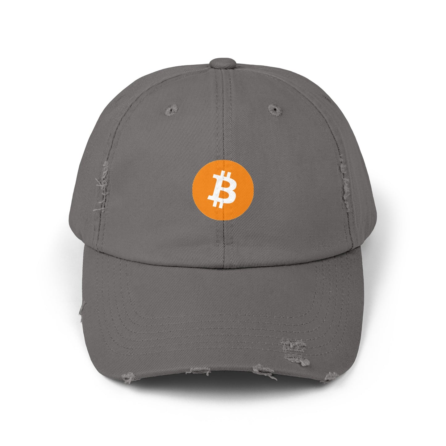 Bitcoin Unisex Distressed Cap