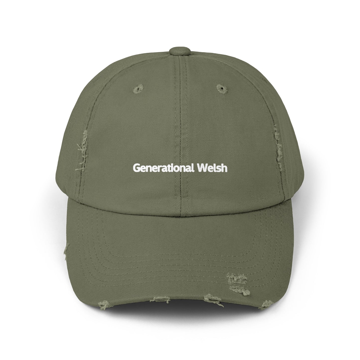 Generational Welsh Unisex Distressed Cap