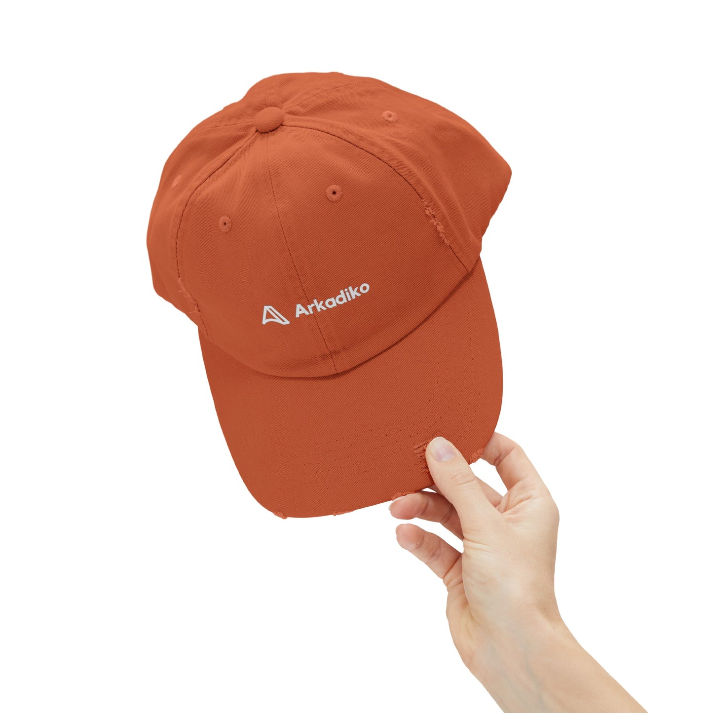 Arkadiko Unisex Distressed Cap