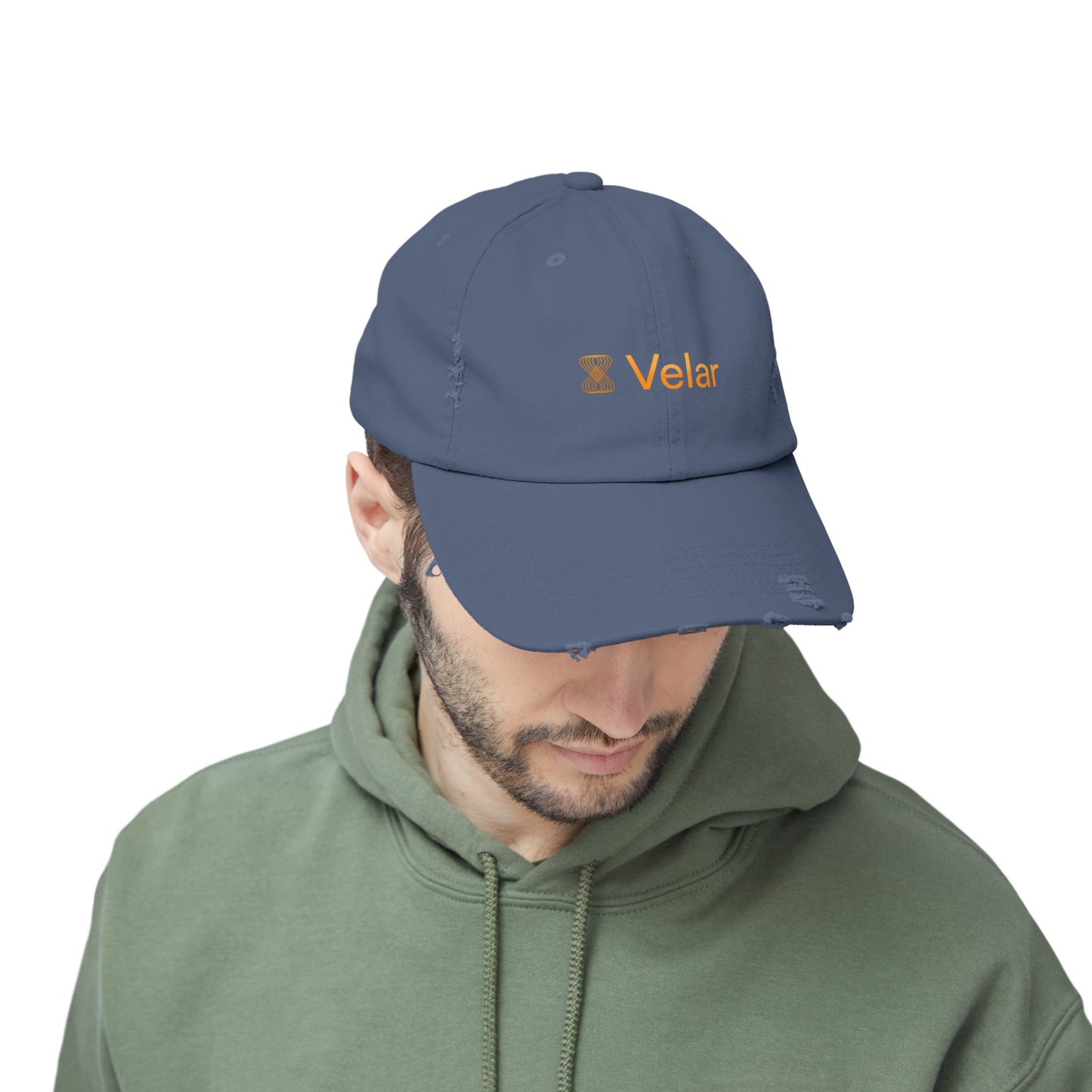 Velar Unisex Distressed Cap