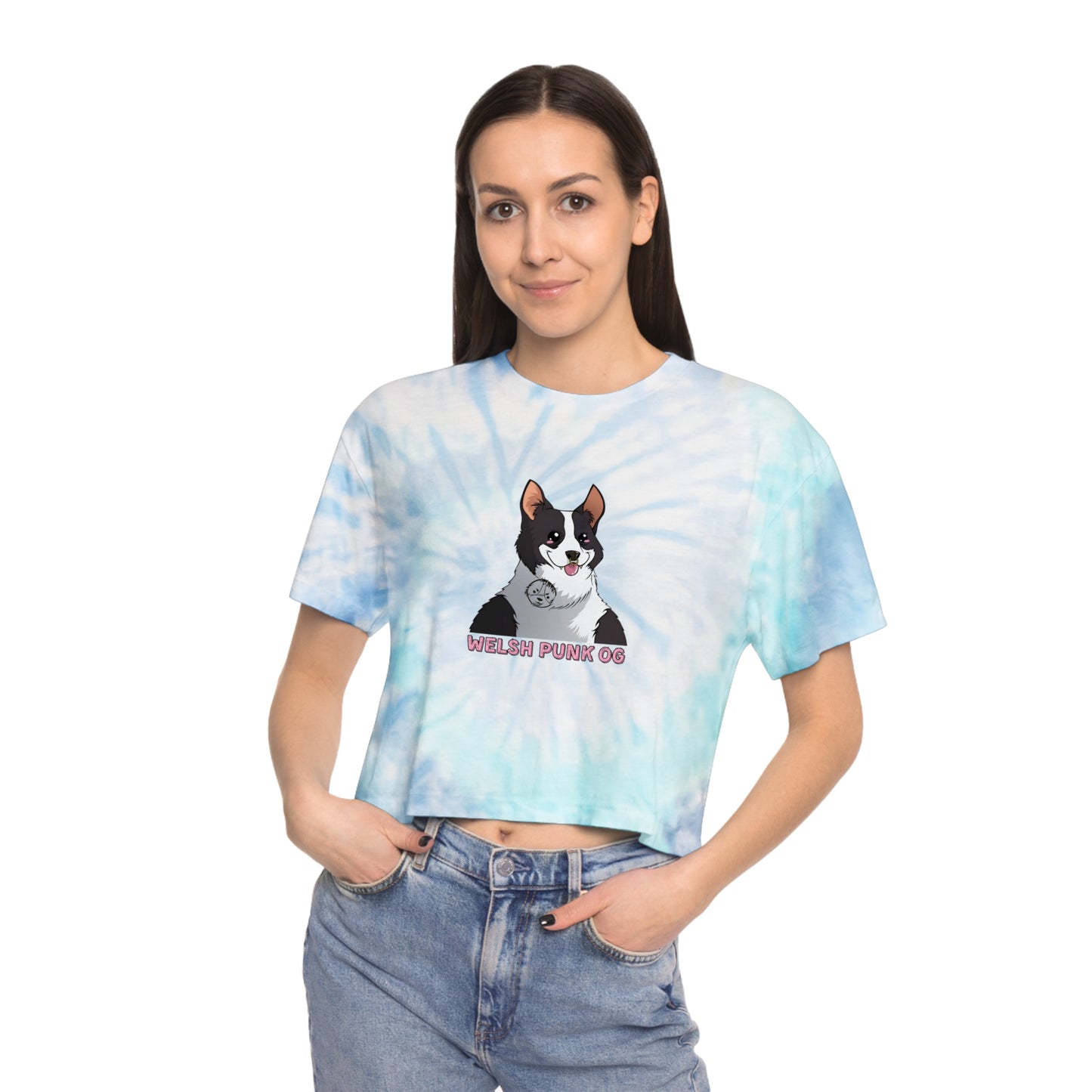 Welsh Punk Women's Tie-Dye Crop Tee