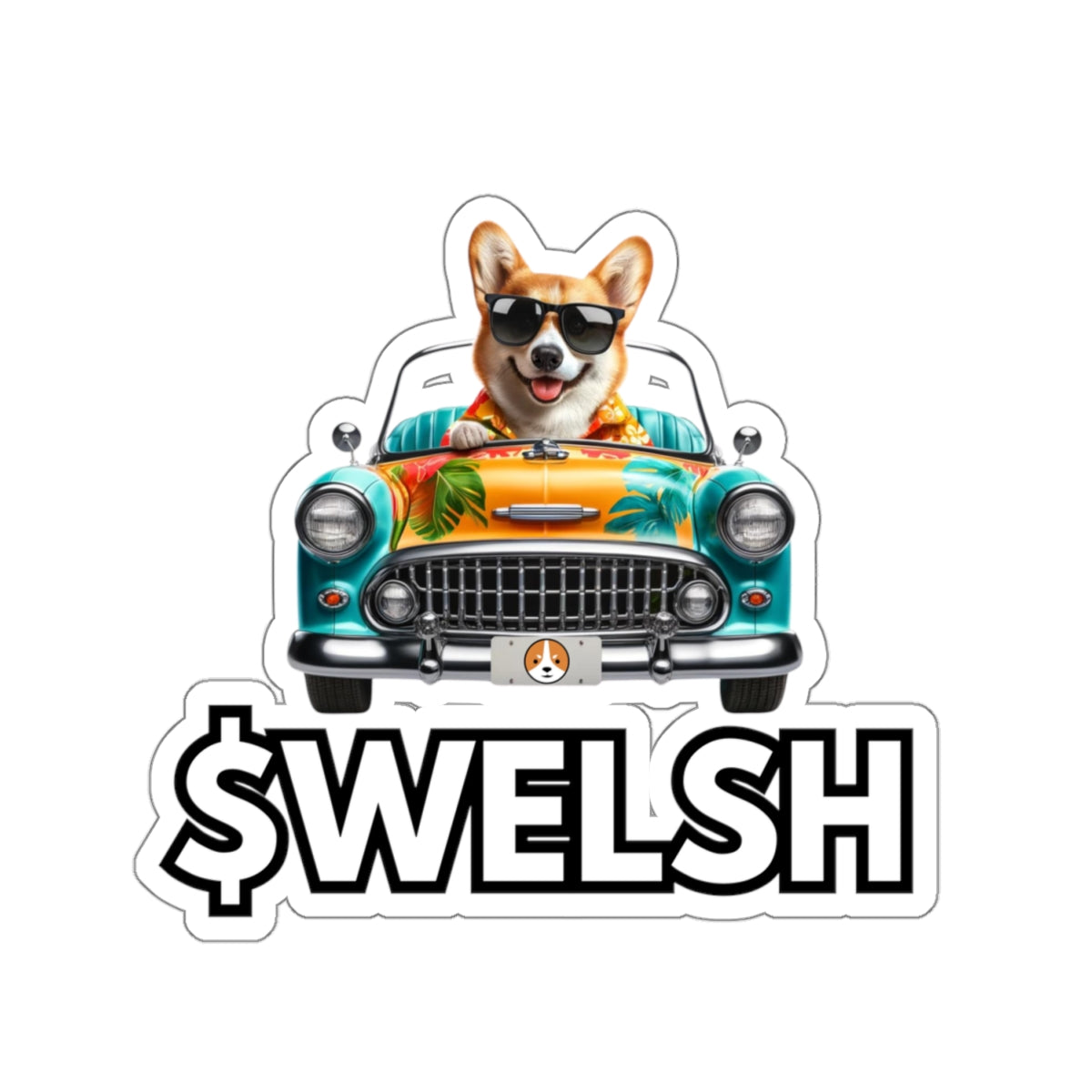 Hawaiian Welsh Sticker