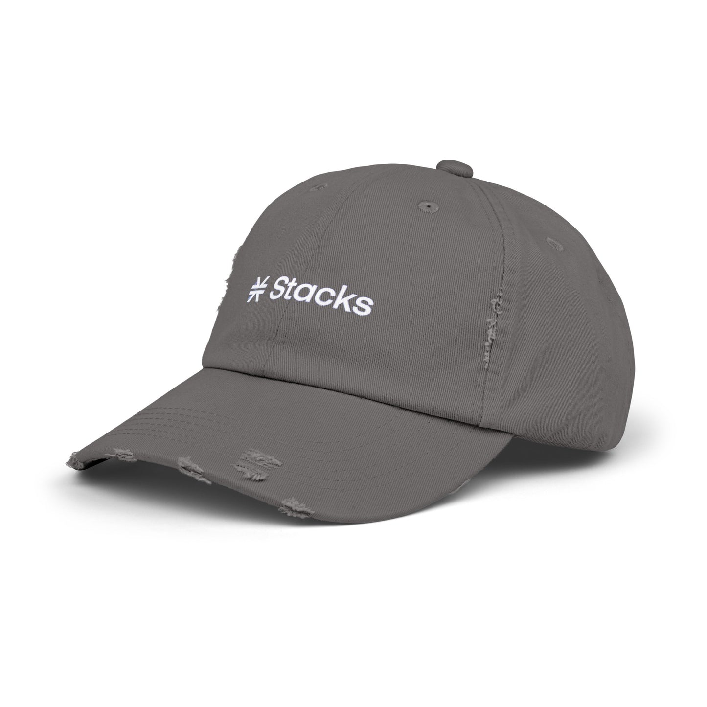 Stacks Unisex Distressed Cap