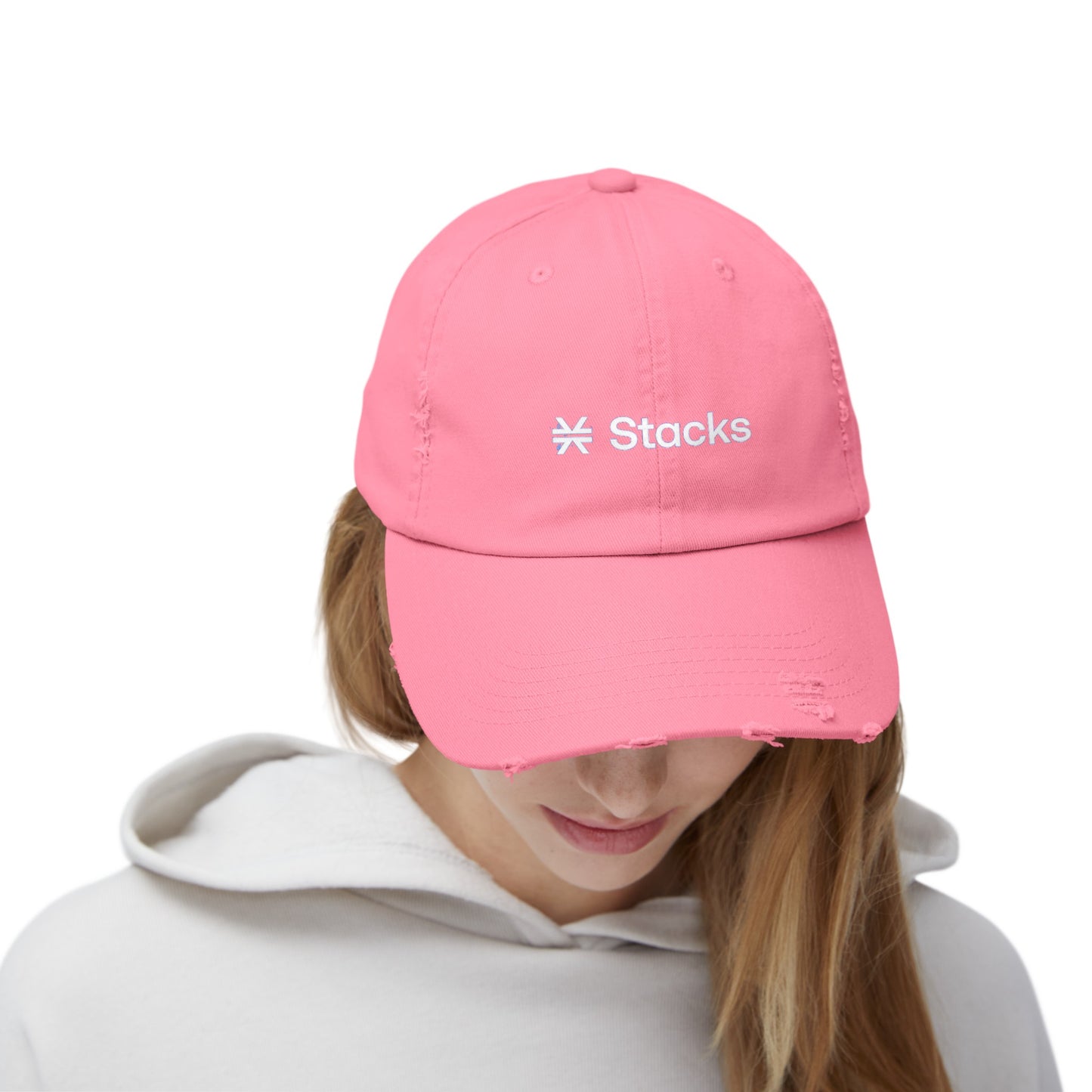 Stacks Unisex Distressed Cap