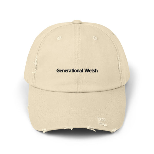 Generational Welsh Unisex Distressed Cap