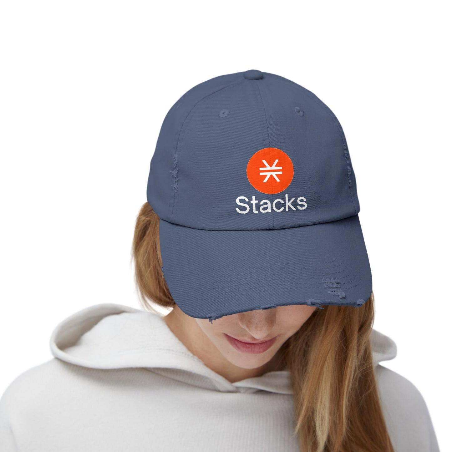 Stacks Unisex Distressed Cap