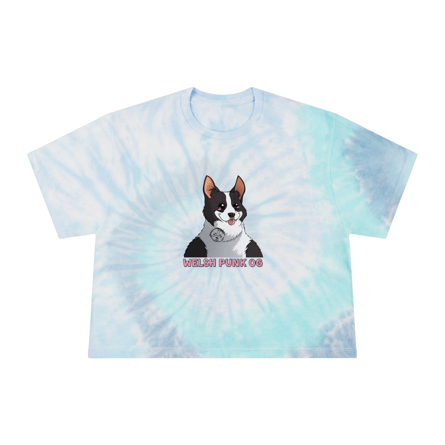 Welsh Punk Women's Tie-Dye Crop Tee