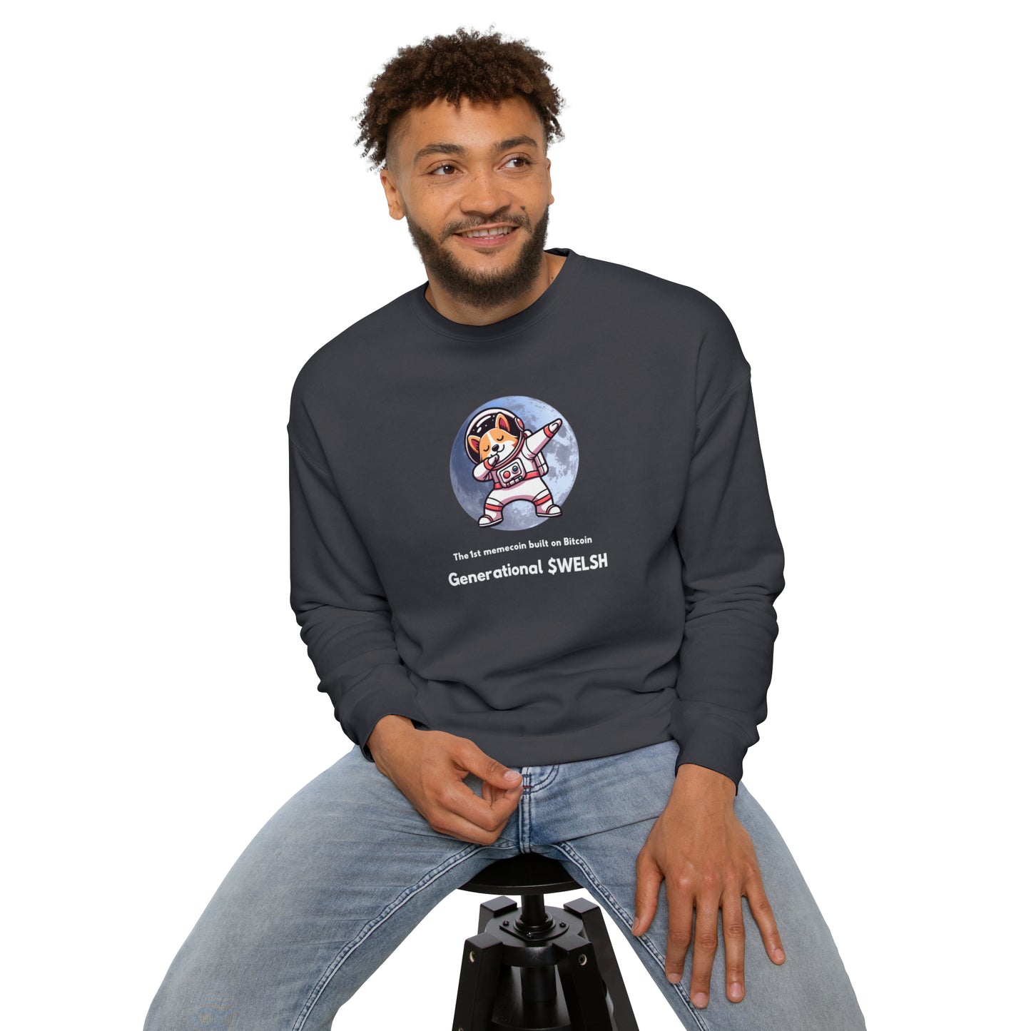 Welsh on the Moon Unisex Sweatshirt