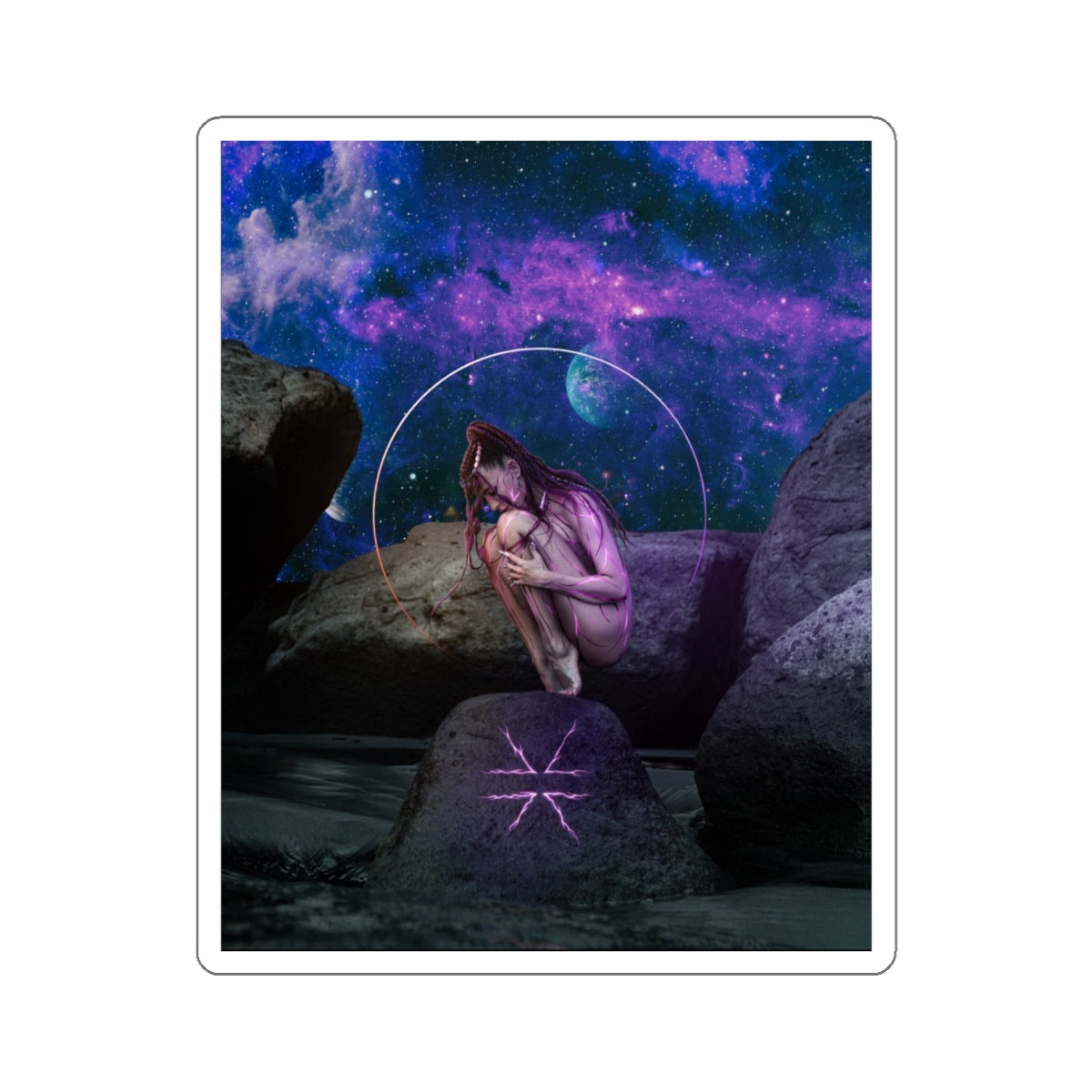 Galactic Goddess Sticker