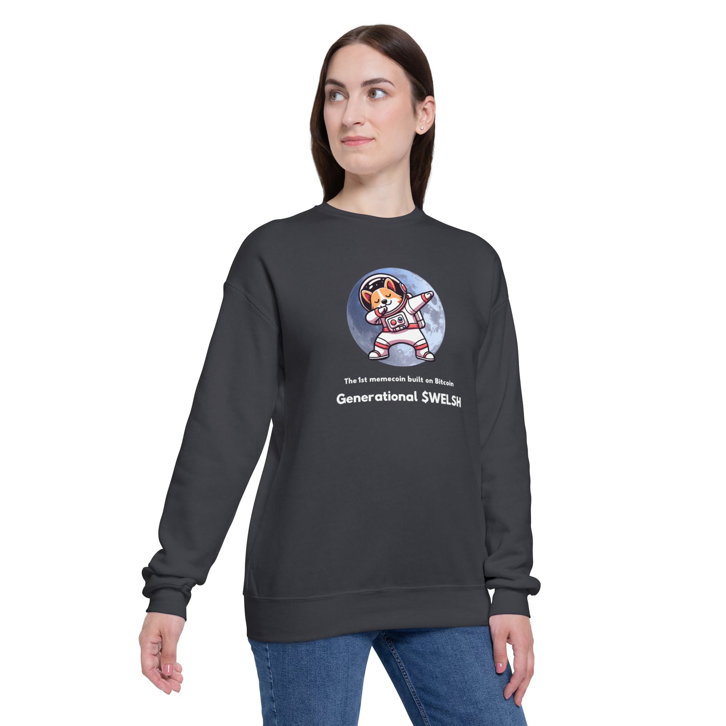 Welsh on the Moon Unisex Sweatshirt