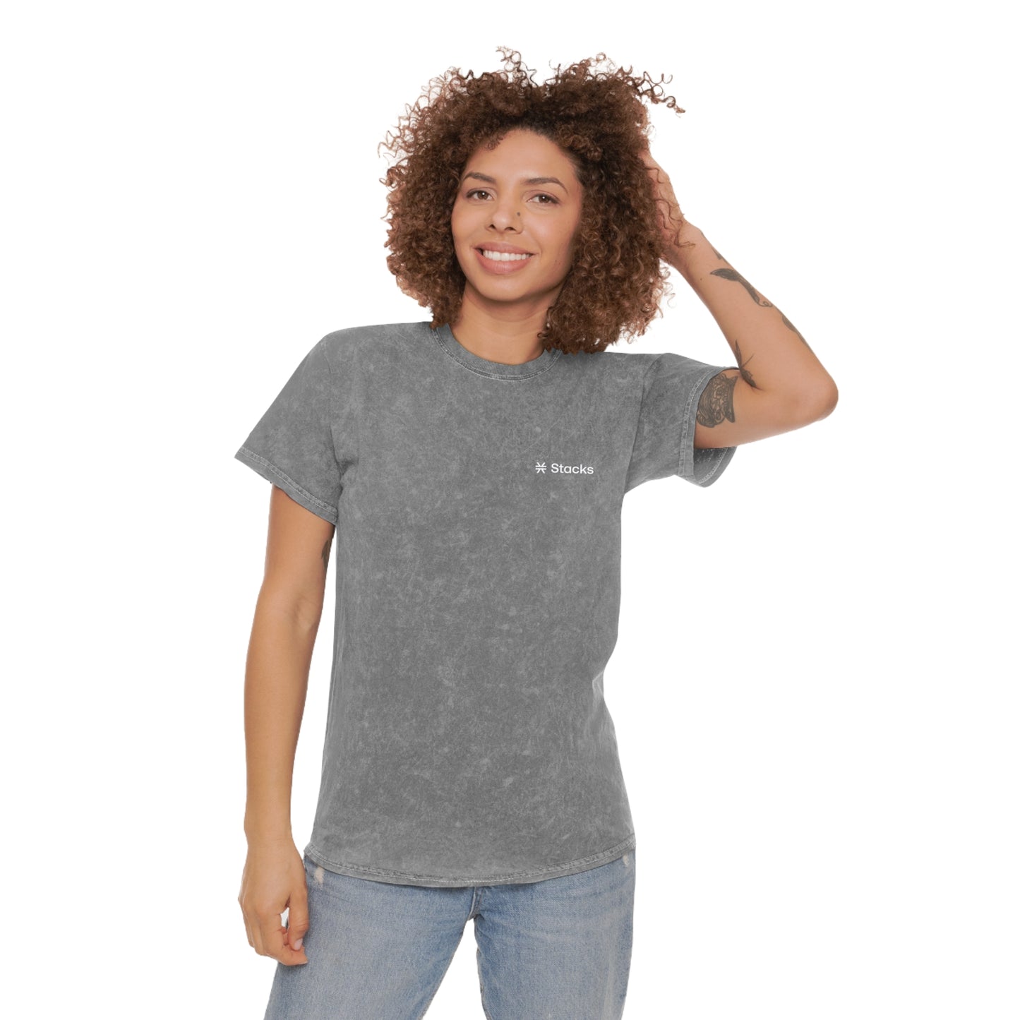 Stacks Unisex Mineral Wash T-Shirt