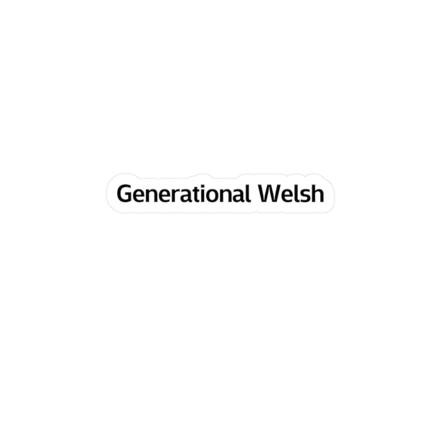 Generational Welsh Sticker