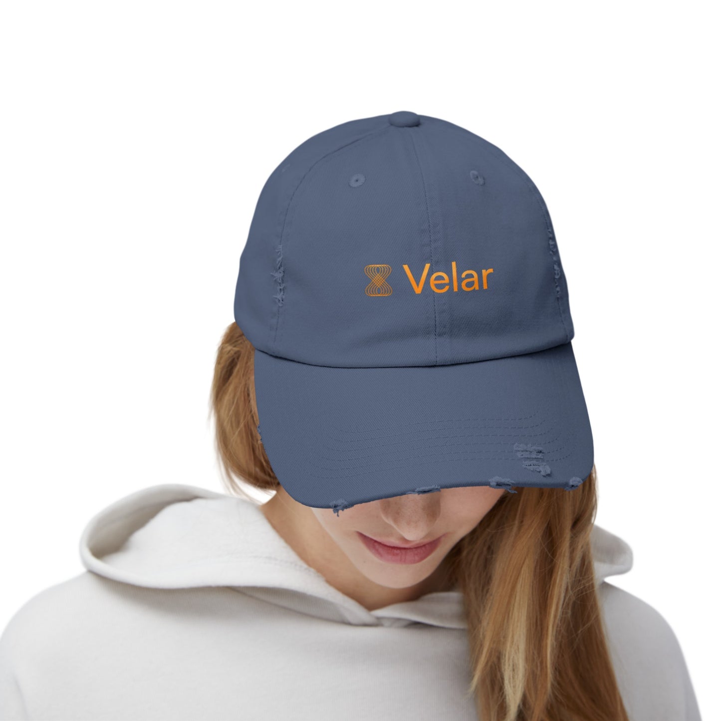 Velar Unisex Distressed Cap