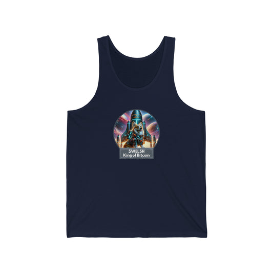 Welsh King of Bitcoin Unisex Tank