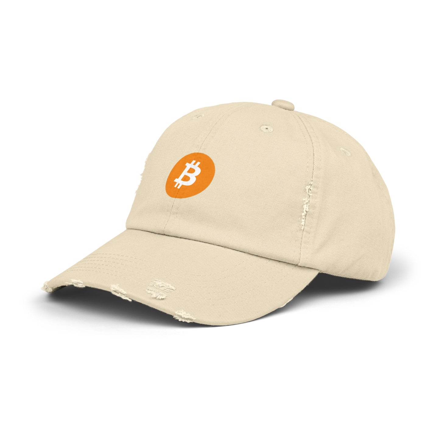 Bitcoin Unisex Distressed Cap