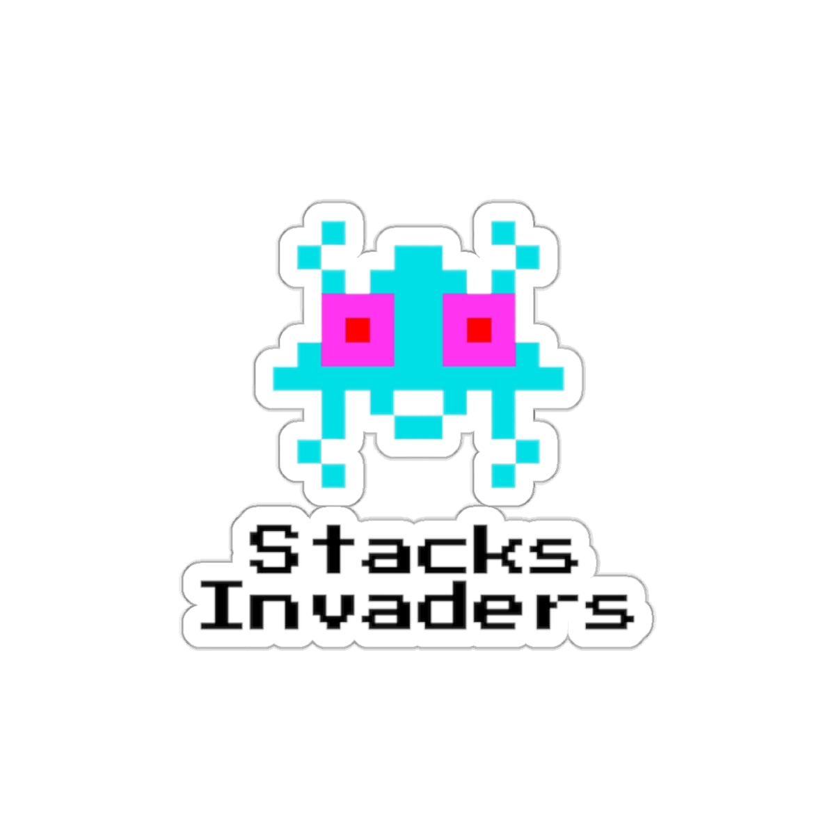 Stacks Invaders Sticker