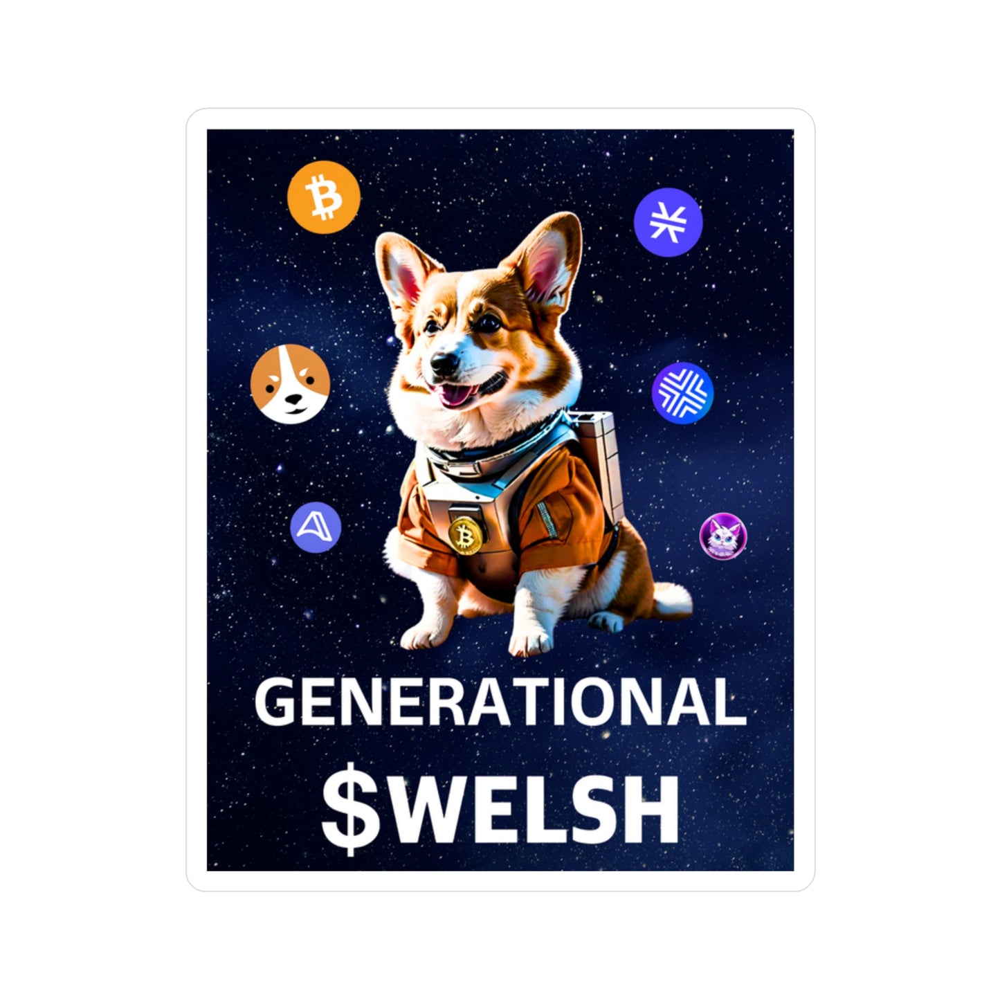 Generational Welsh Sticker