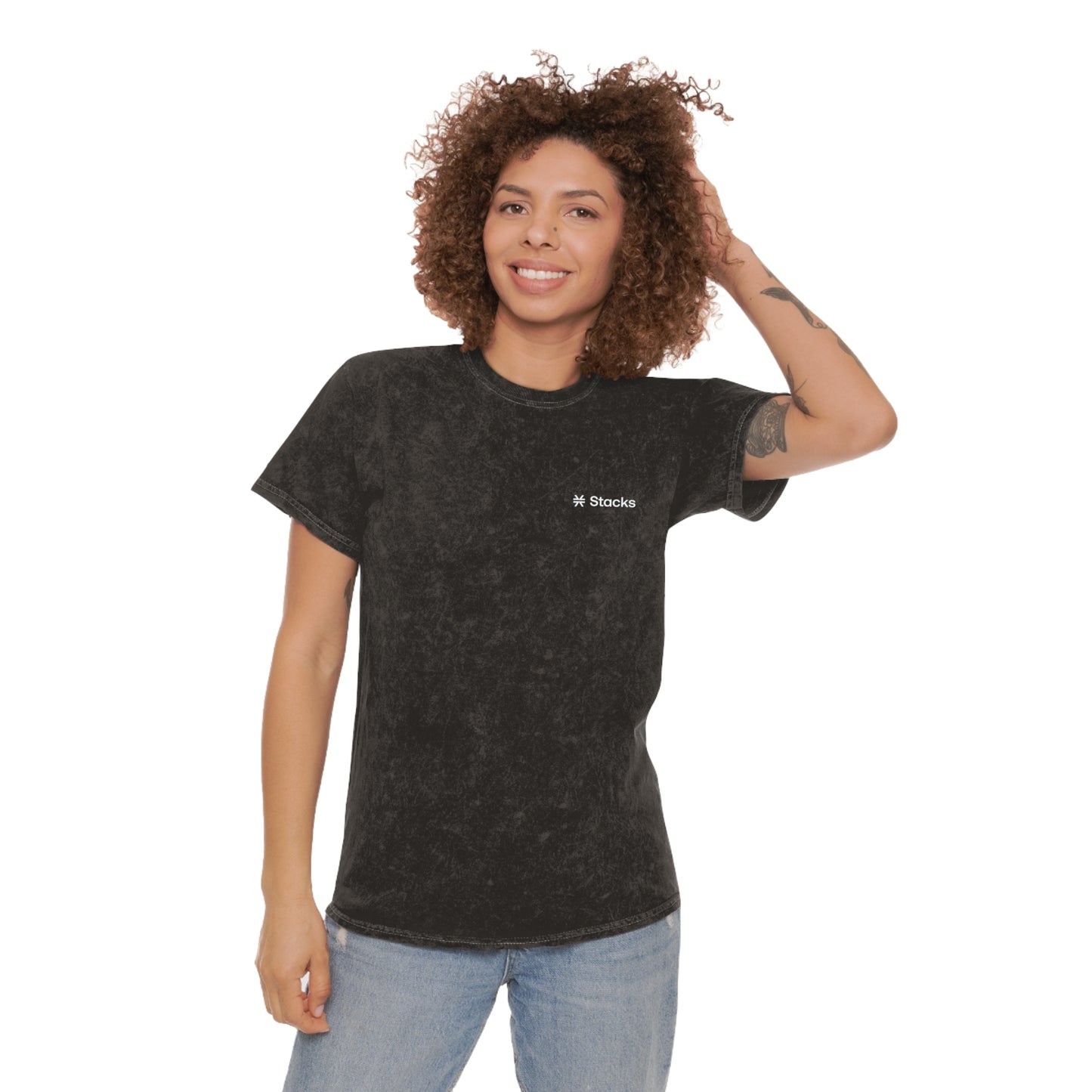 Stacks Unisex Mineral Wash T-Shirt