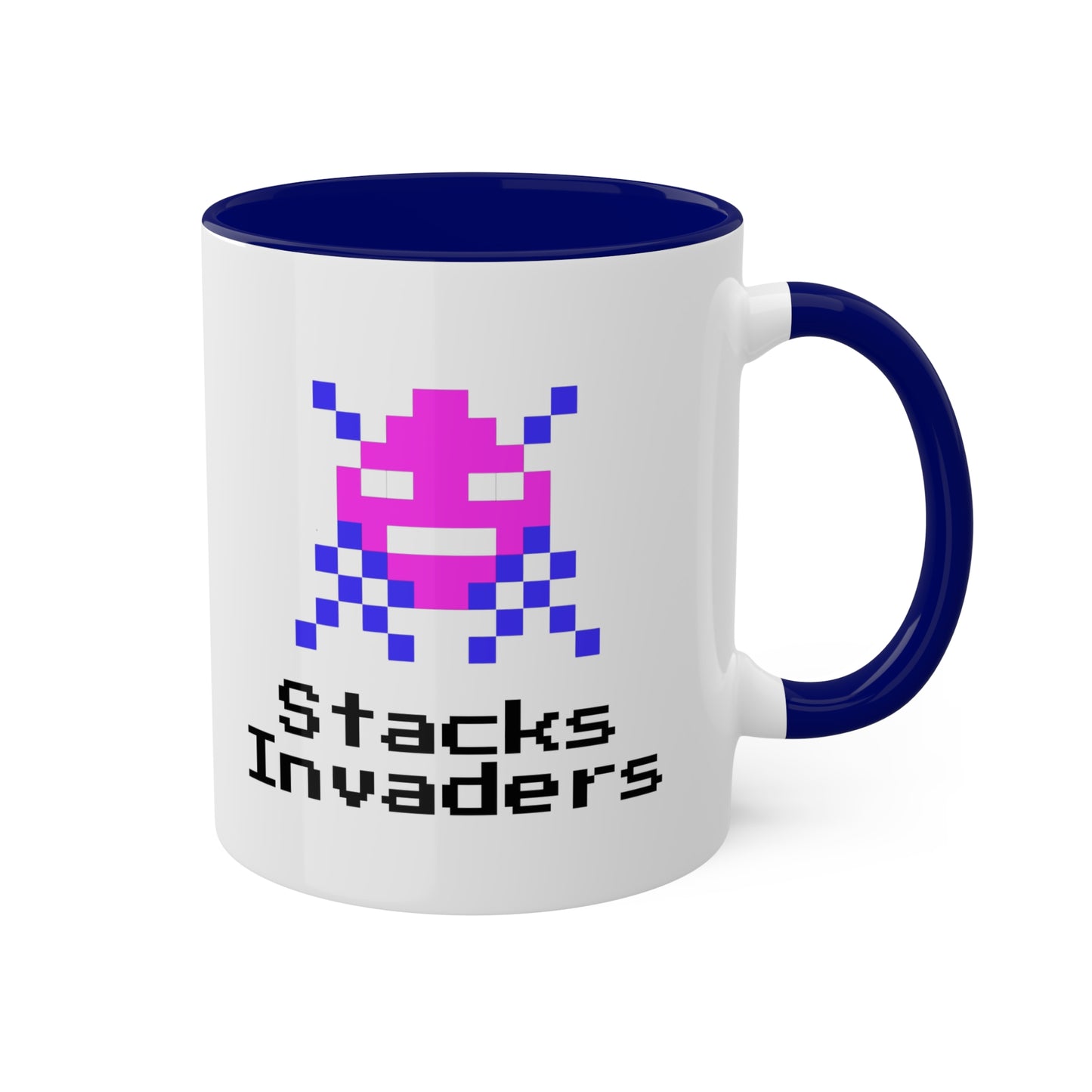 Stacks Invaders Mug, 11oz