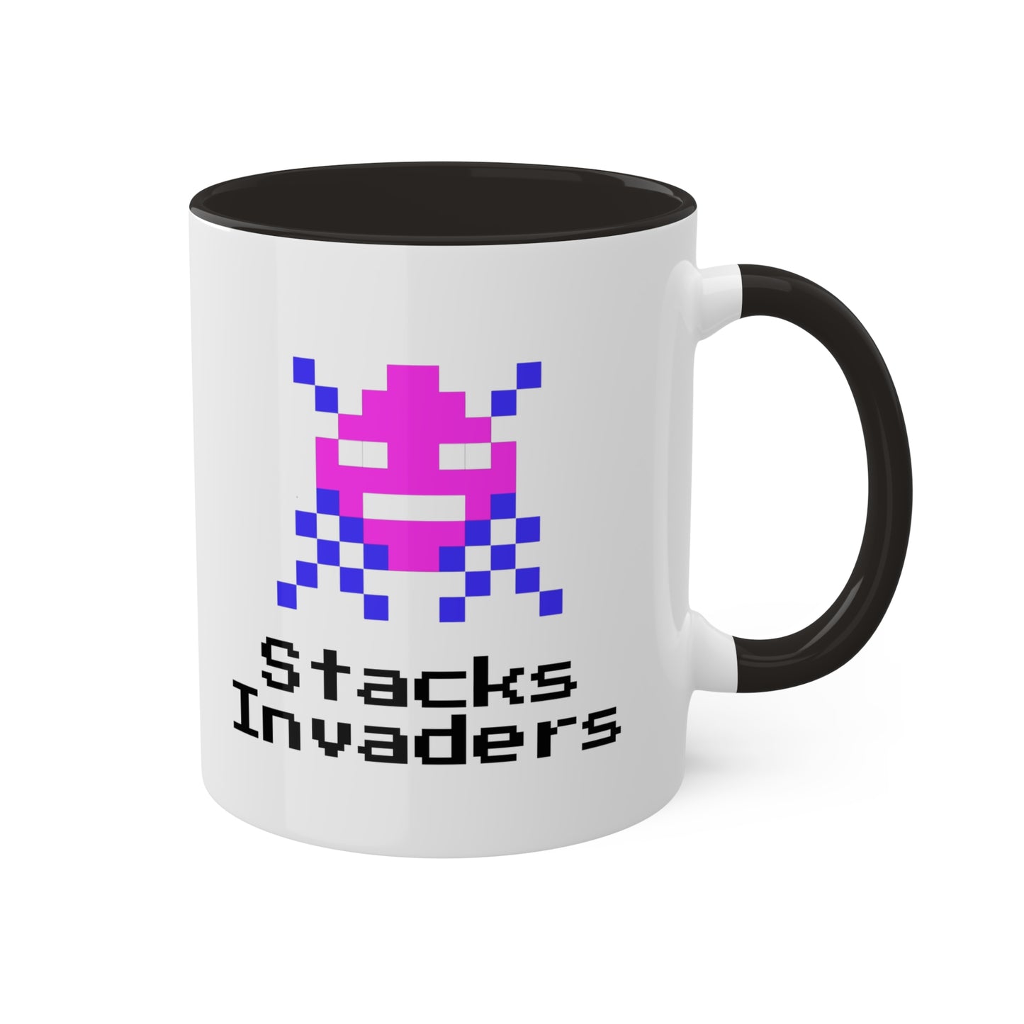 Stacks Invaders Mug, 11oz