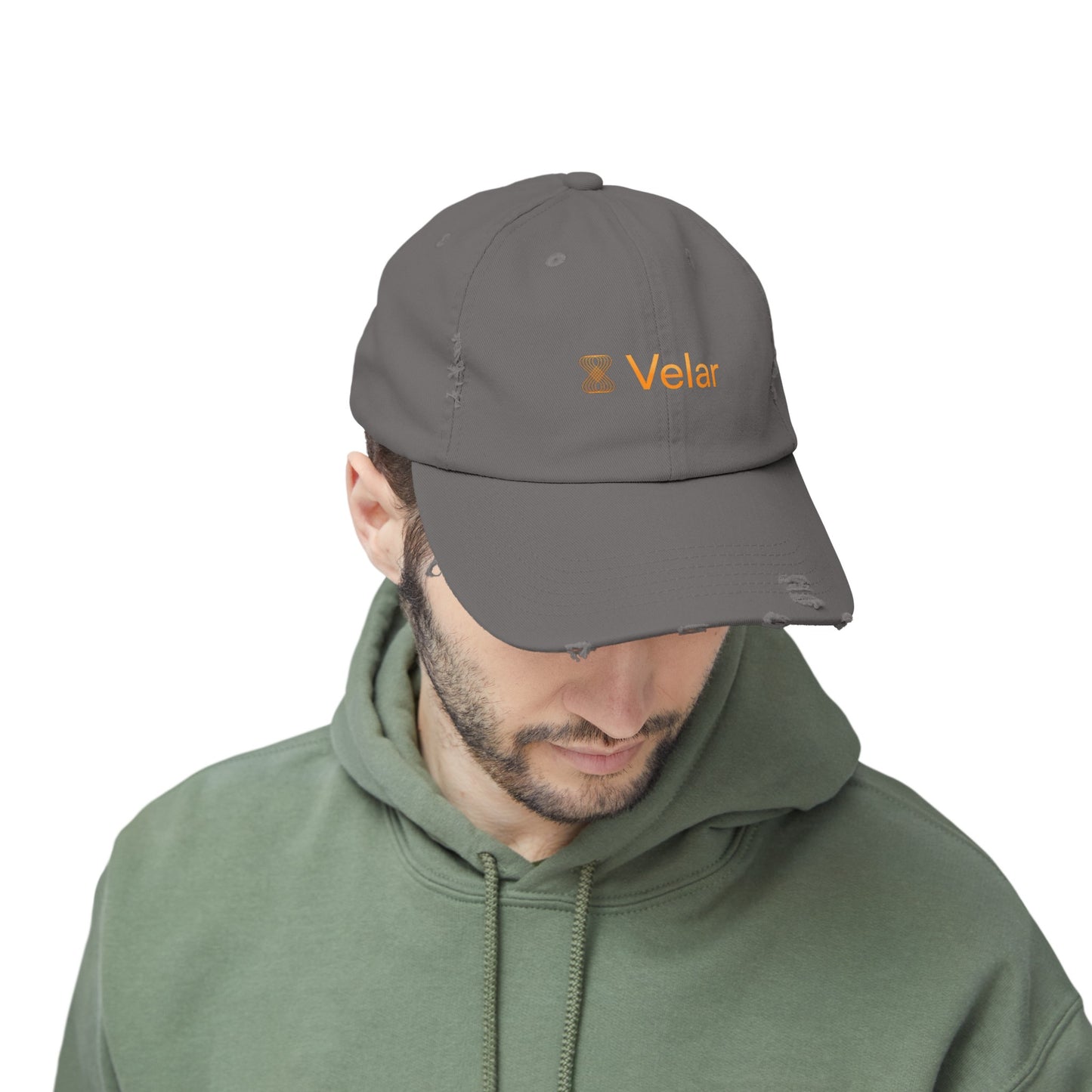 Velar Unisex Distressed Cap