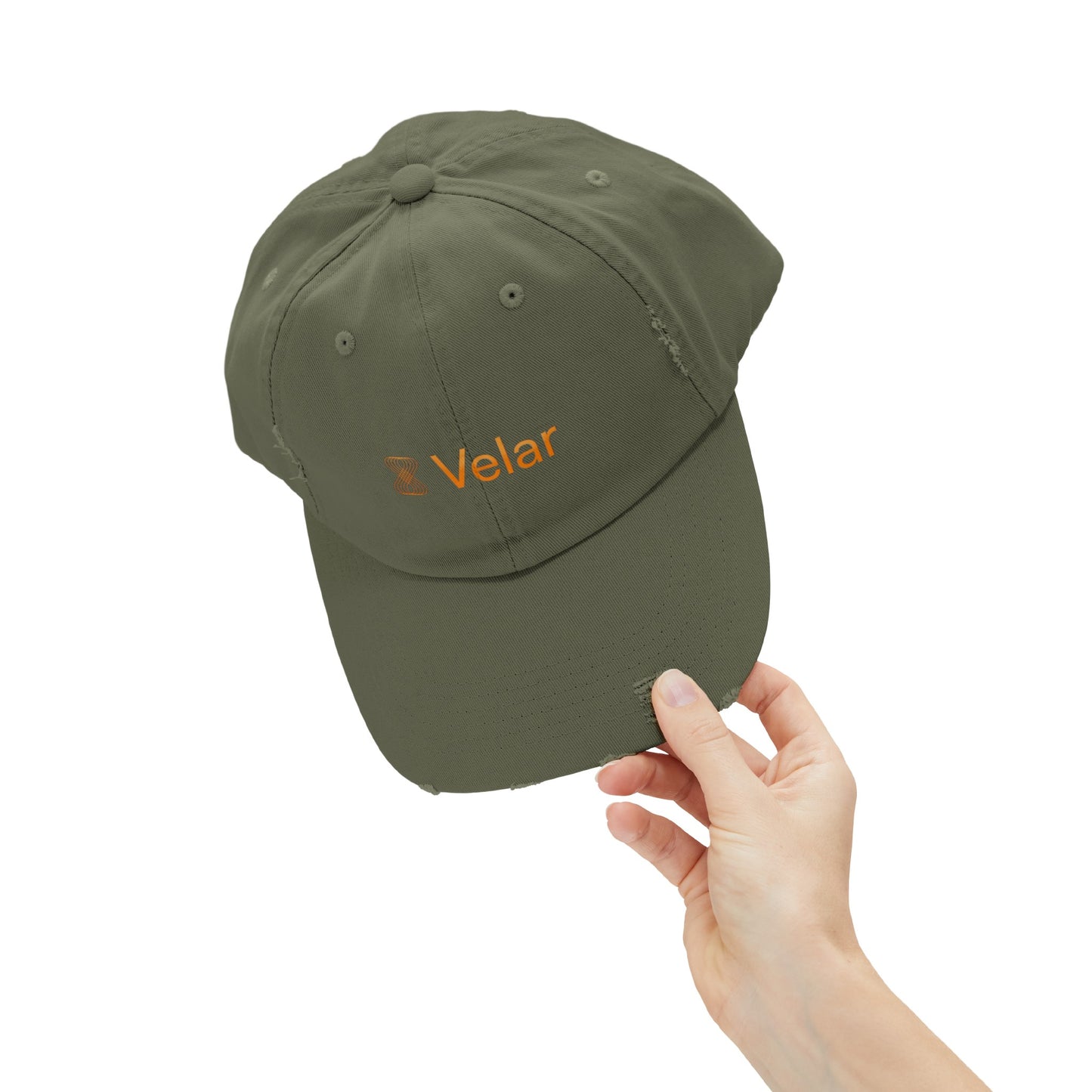 Velar Unisex Distressed Cap