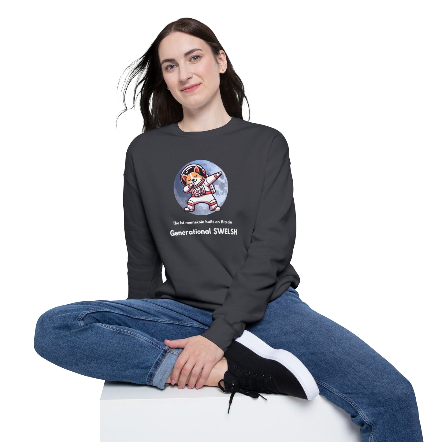 Welsh on the Moon Unisex Sweatshirt