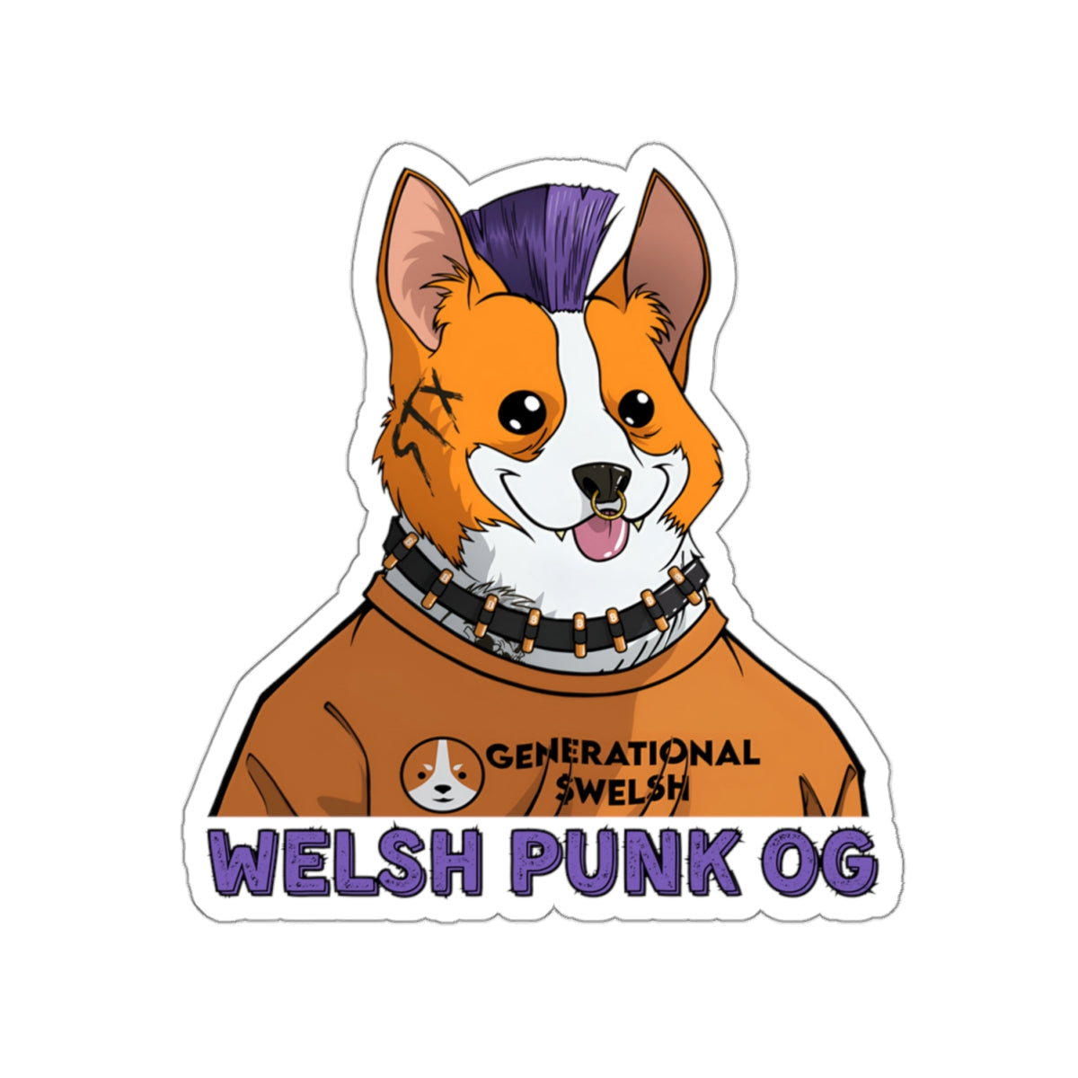 Welsh Punk Sticker