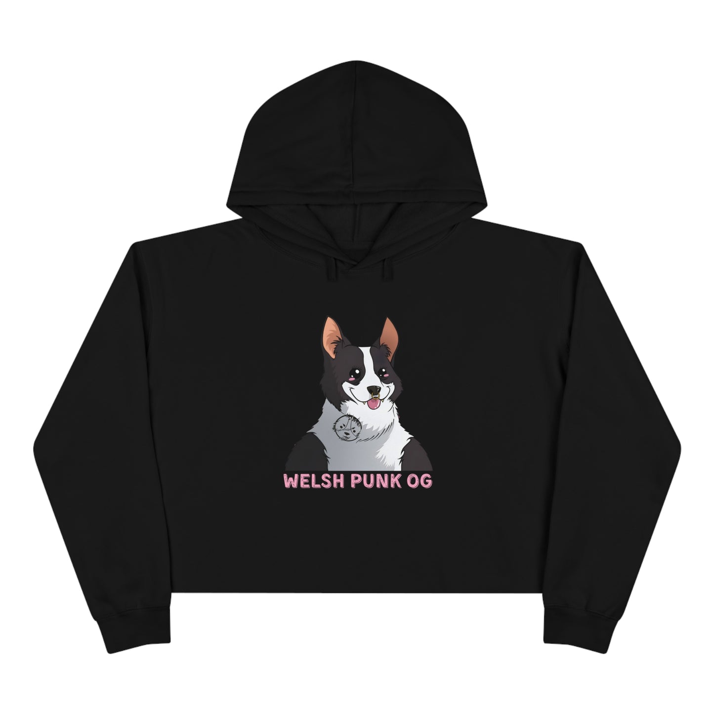 Welsh Punk Crop Hoodie