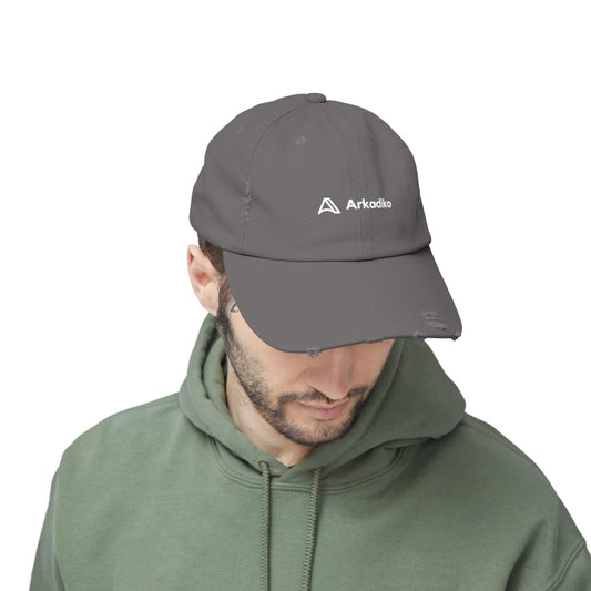 Arkadiko Unisex Distressed Cap