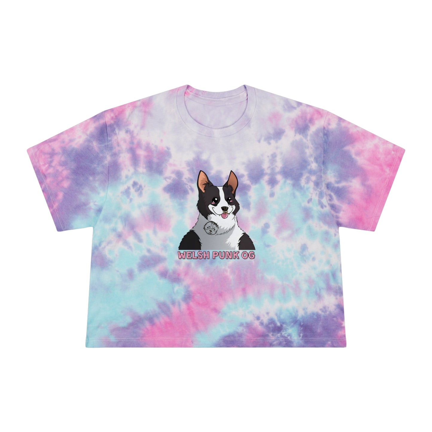 Welsh Punk Women's Tie-Dye Crop Tee