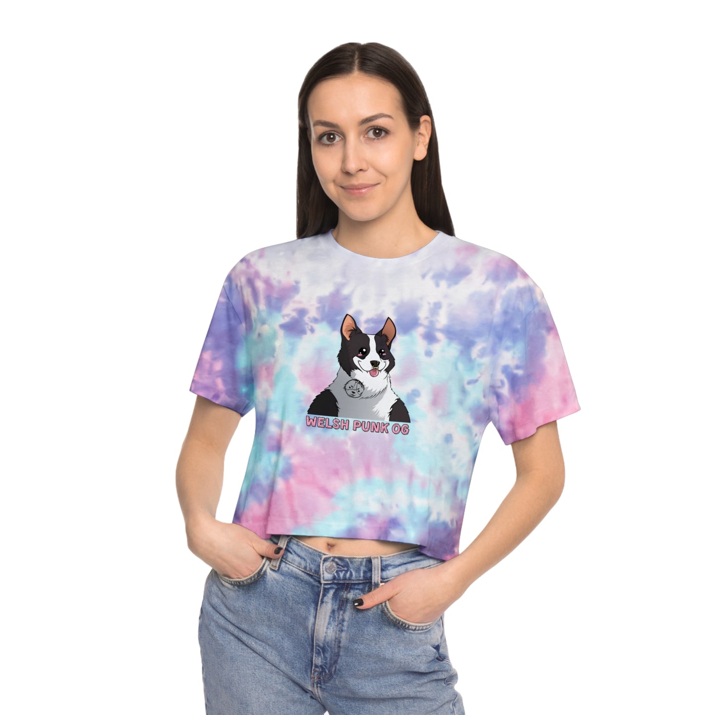 Welsh Punk Women's Tie-Dye Crop Tee