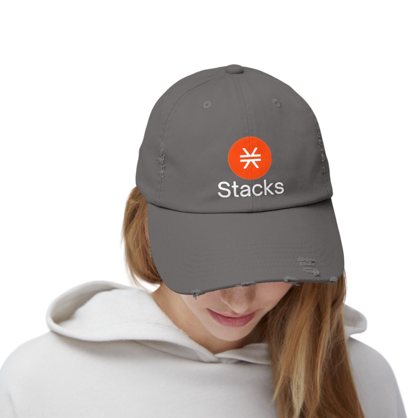 Stacks Unisex Distressed Cap