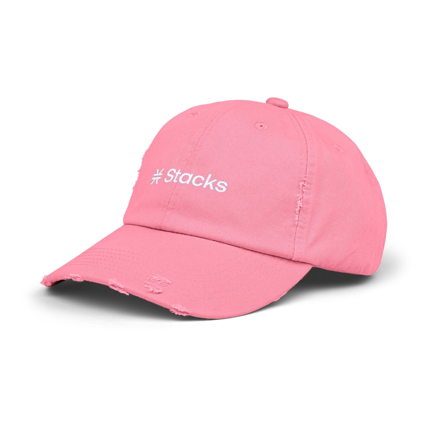 Stacks Unisex Distressed Cap