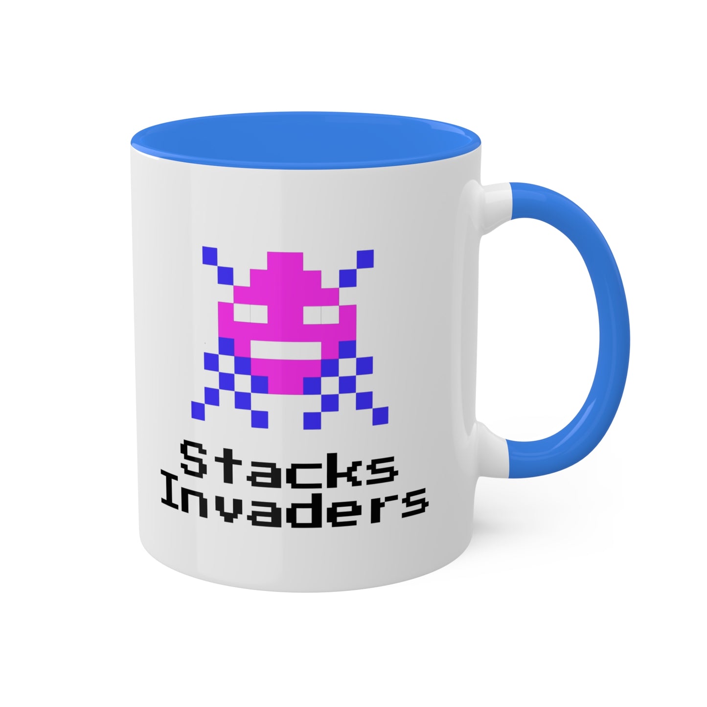 Stacks Invaders Mug, 11oz