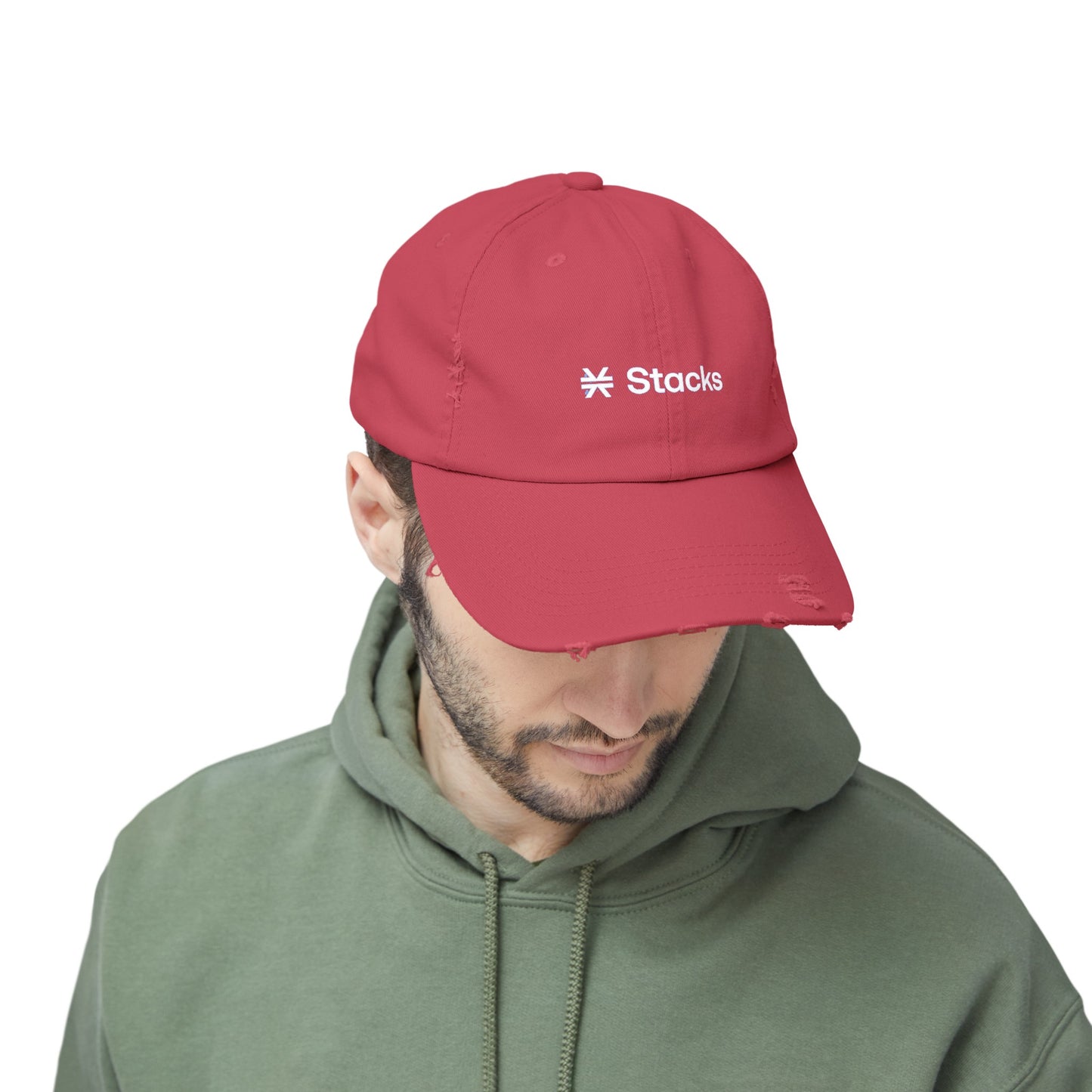 Stacks Unisex Distressed Cap