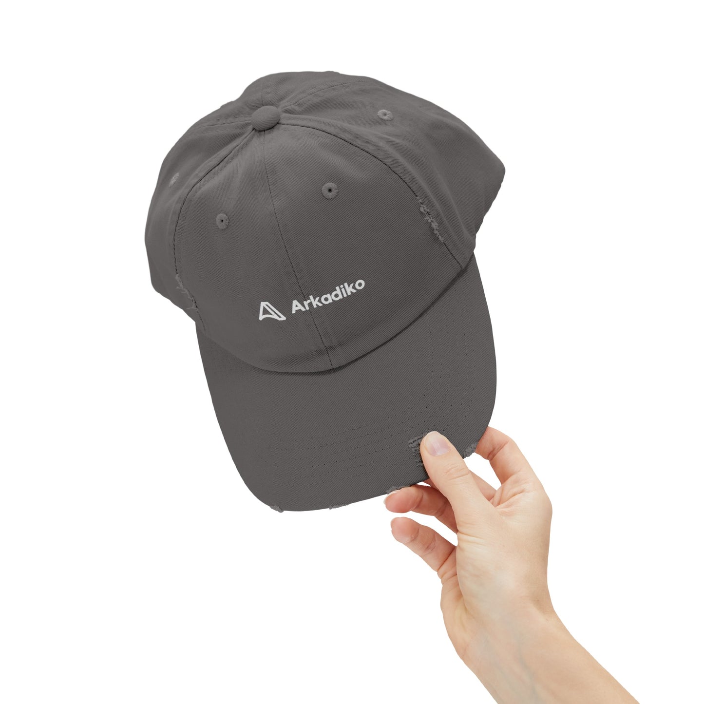 Arkadiko Unisex Distressed Cap