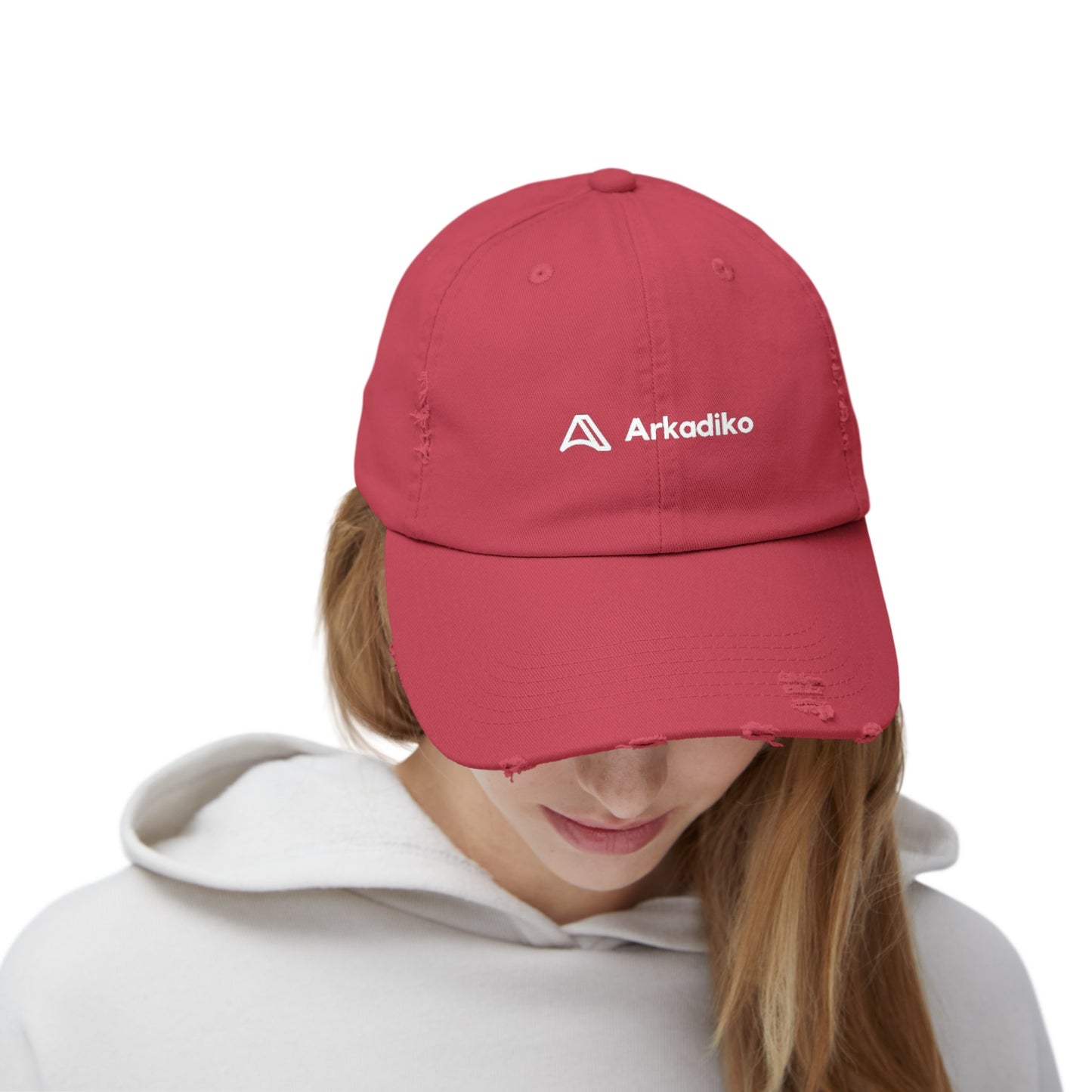 Arkadiko Unisex Distressed Cap