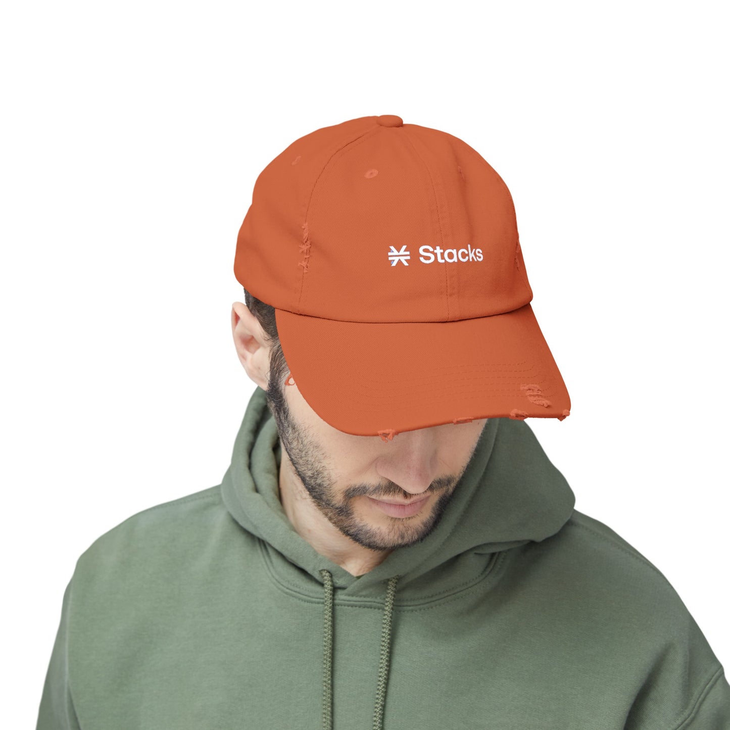 Stacks Unisex Distressed Cap