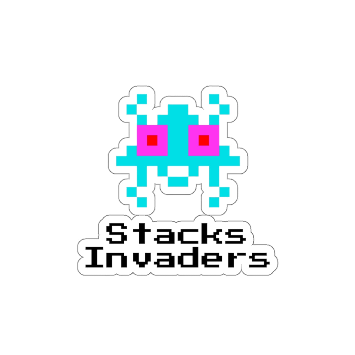 Stacks Invaders Sticker