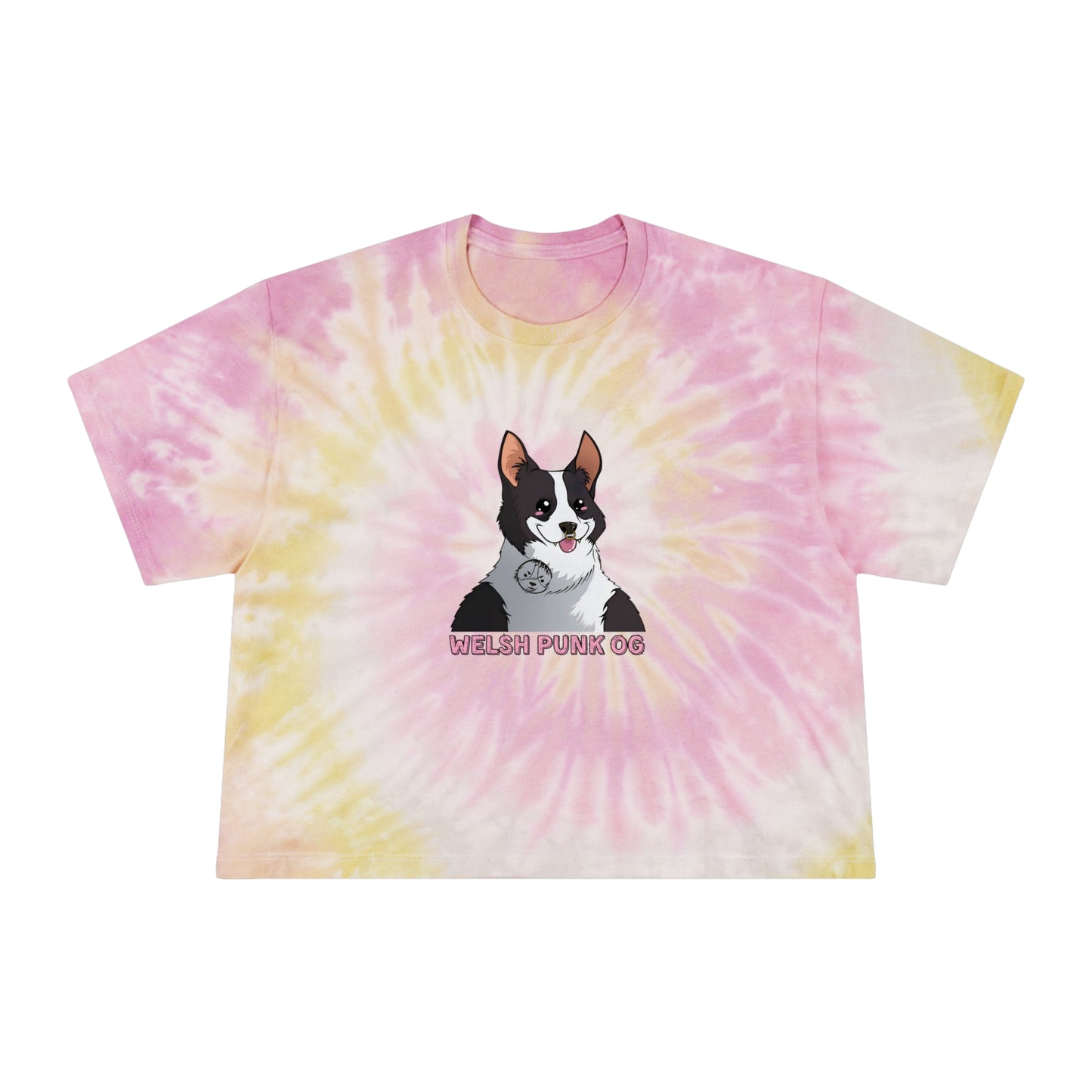 Welsh Punk Women's Tie-Dye Crop Tee