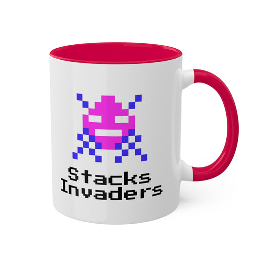 Stacks Invaders Mug, 11oz