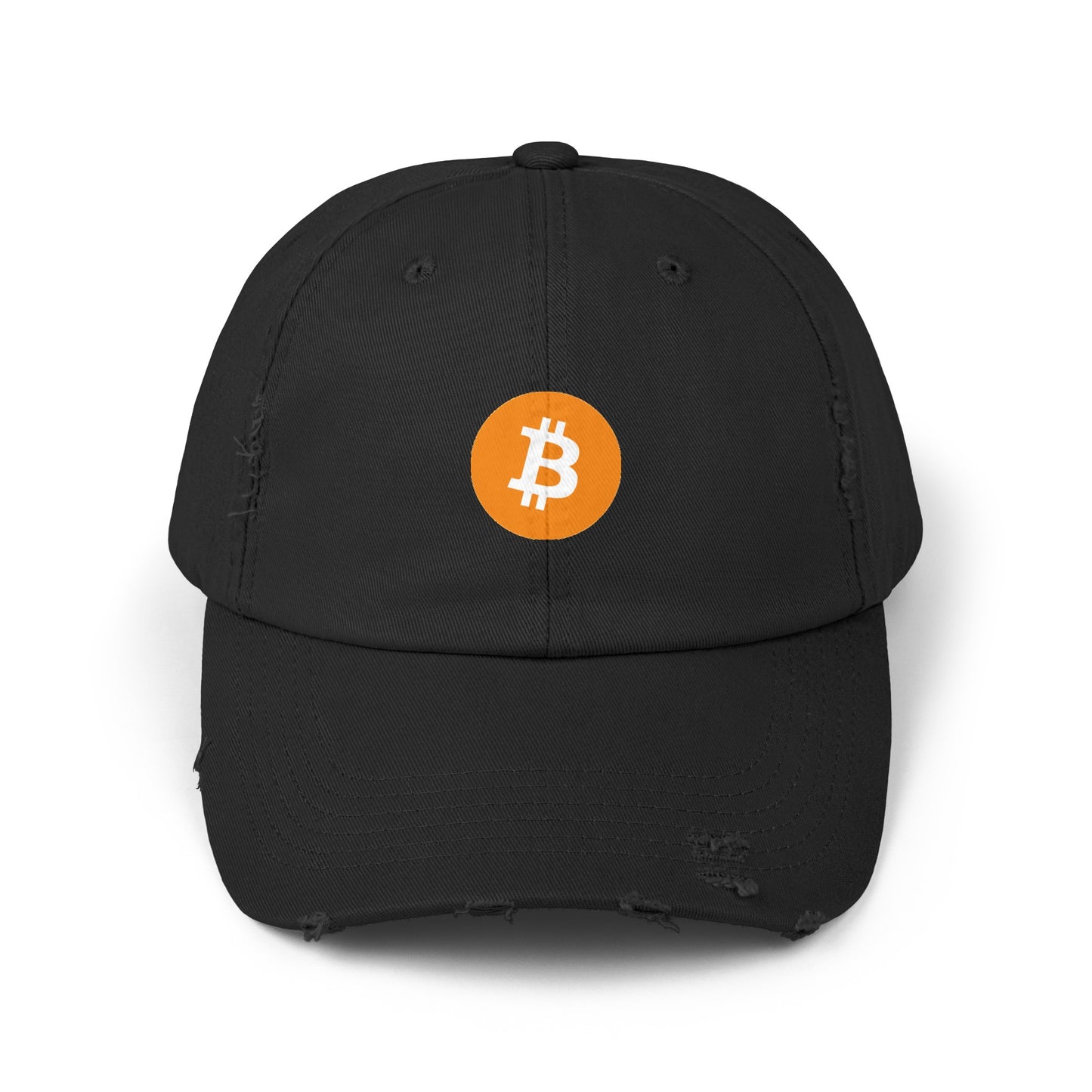 Bitcoin Unisex Distressed Cap